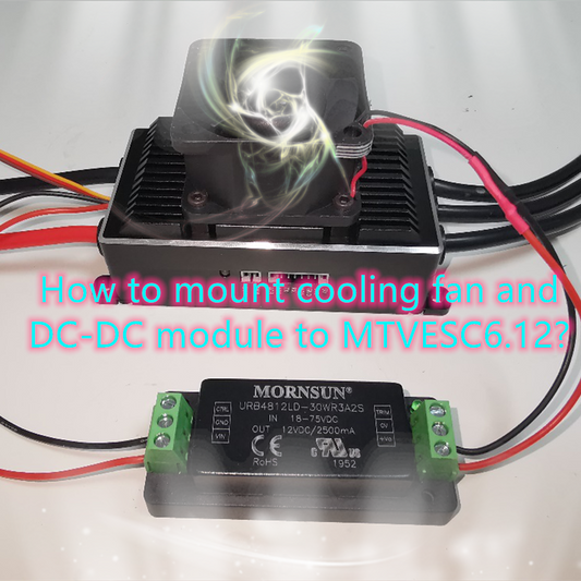 200A VESC6 with cooling fan