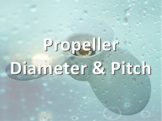 Efoil surfboard propeller diameter and pitch