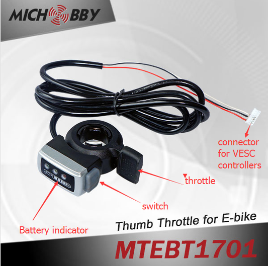 How to make VESC/VESC based controllers work with thumb throttle
