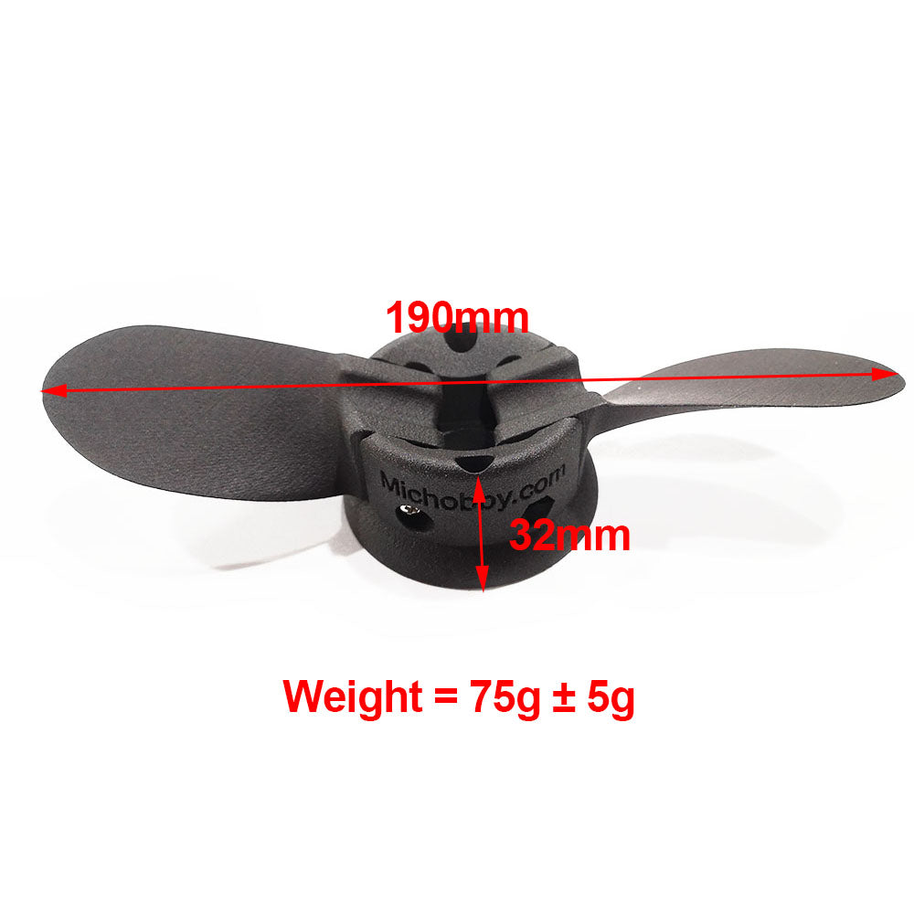 Foil Assist Motor 6374 150KV Fully Waterproof Brushless Motor for Underwater Thruster Electric SUP Efoil DIY Electric Foil