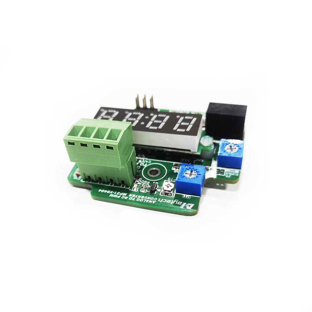 In Stock! Maytech V1.0 Analog Voltage to PWM Converter ADC to PWM Signal Converter 0-5V Analog Input to 0-100% PWM adjustable 0.8-2.2ms 100HZ PWM Output