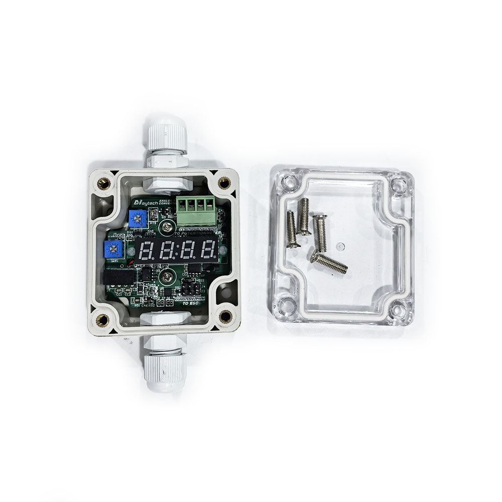 In Stock! Maytech V1.0 Analog Voltage to PWM Converter ADC to PWM Signal Converter 0-5V Analog Input to 0-100% PWM adjustable 0.8-2.2ms 100HZ PWM Output