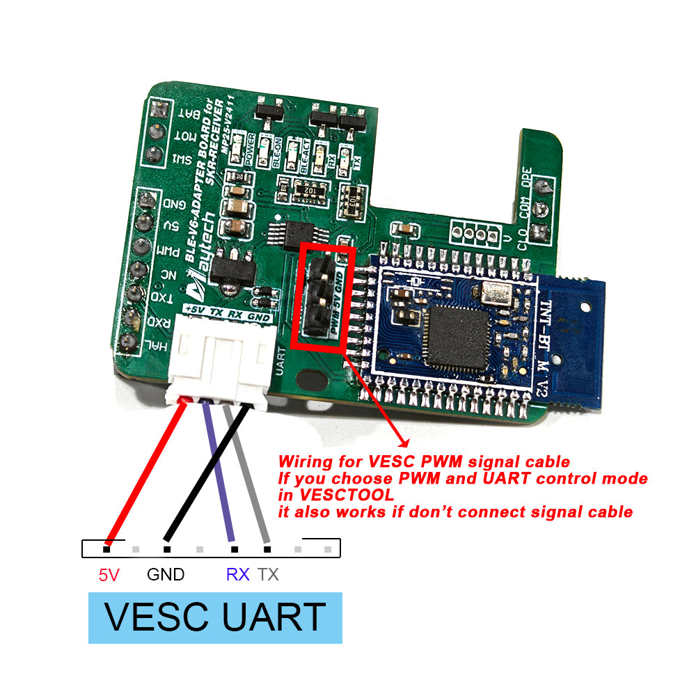 In Stock! Maytech V6 Bluetooth Module MTBLEV6 for communication with 1905WF Receiver And VESC VESC6 VESC75 VESC4