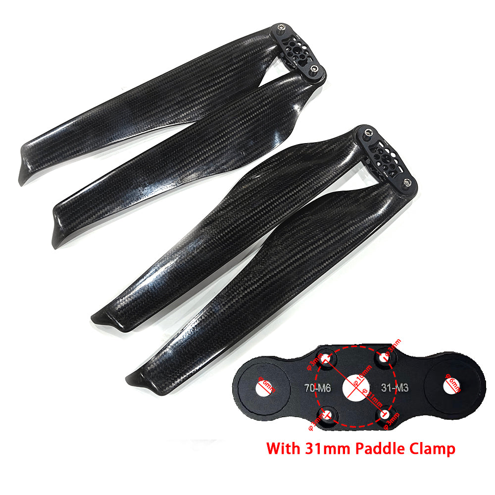 In Stock! Maytech Low noise MTCC2892TQF 28inch carbon fiber Composite propeller for agricultural drones aerial photography