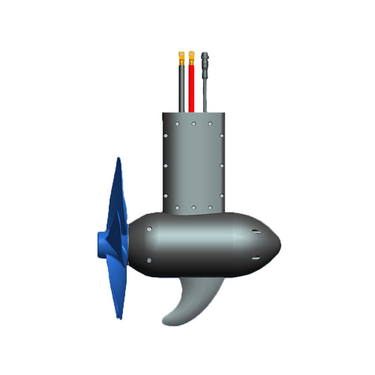 12,500W 198KG Thrust Maytech MTED120 Electric POD Drive Motor With Propeller For Sailboats Electric Hydropfoil Boat