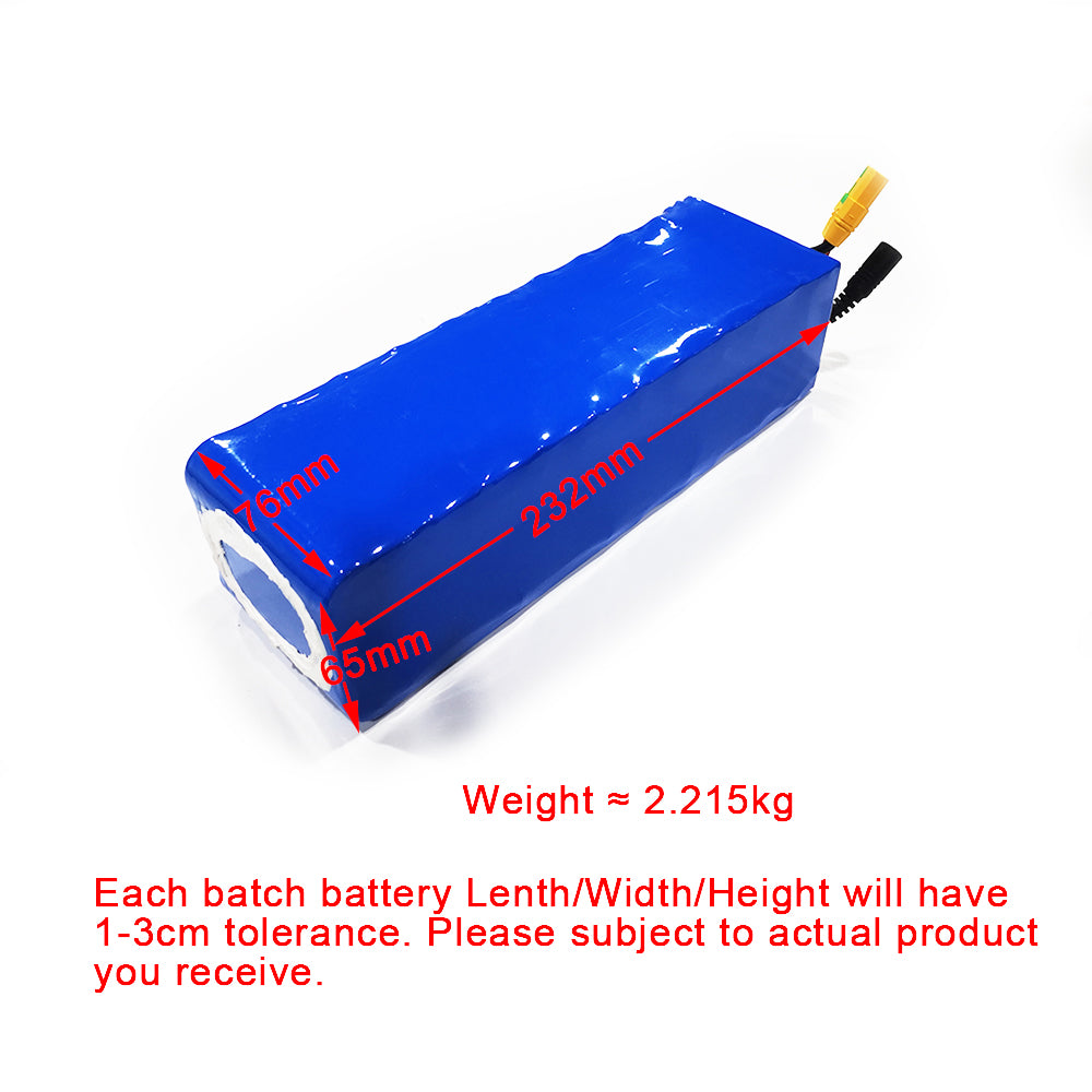 12.6Ah 10S3P 37V Battery Pack And Charger for Electric SUP Efoil DIY Electric Foil Assist