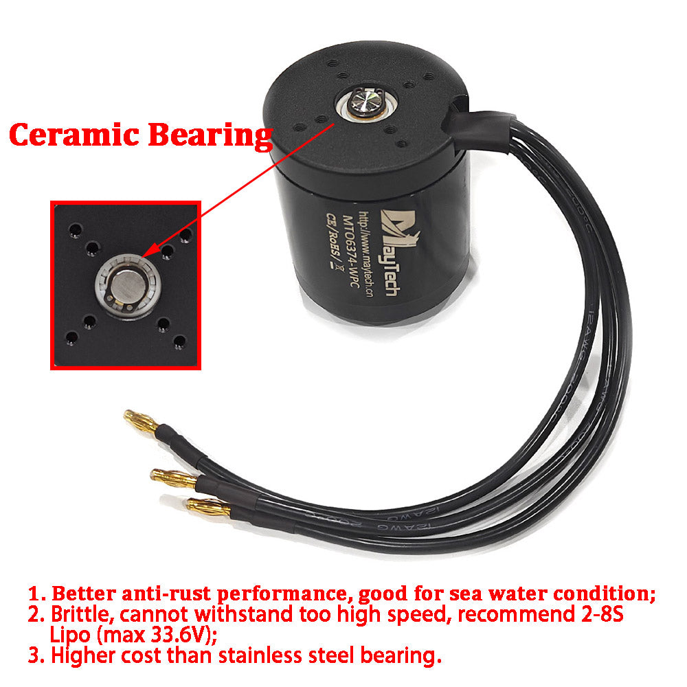 Efoil DIY Foil Assist Kit ( 6374 150KV Waterproof Motor +160A Fully Waterproof ESC + MTSKR1905WF Waterproof Remote )
