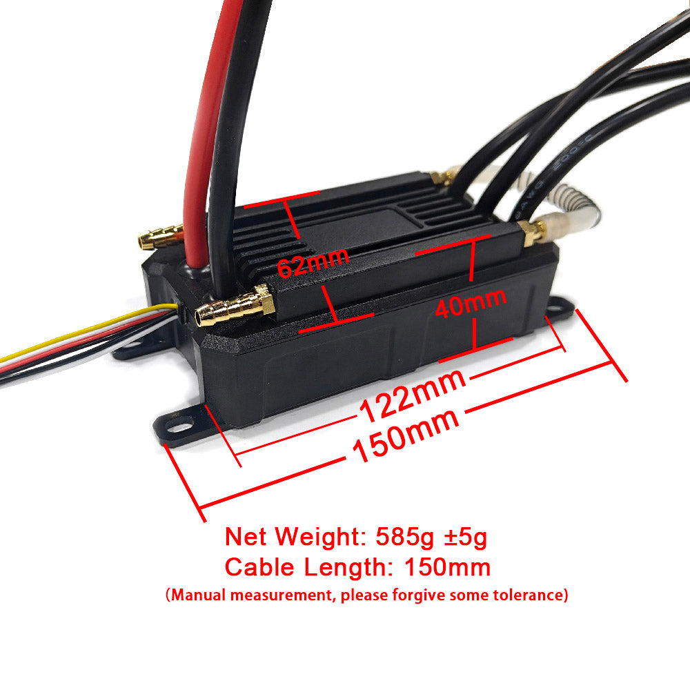 【IP68】Maytech New 32Bit 300A ESC 60V or 75V Waterproof Electric Speed Controller for Eletric Surfboard Efoil Boat