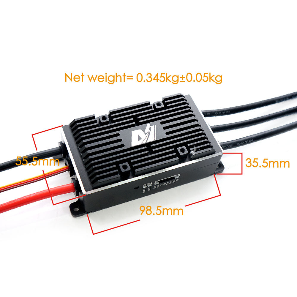 Efoil DIY Foil Assist Kit ( 6384 140KV Waterproof Motor + 200A VESC75 based ESC + MTSKR1905WF Waterproof Remote )