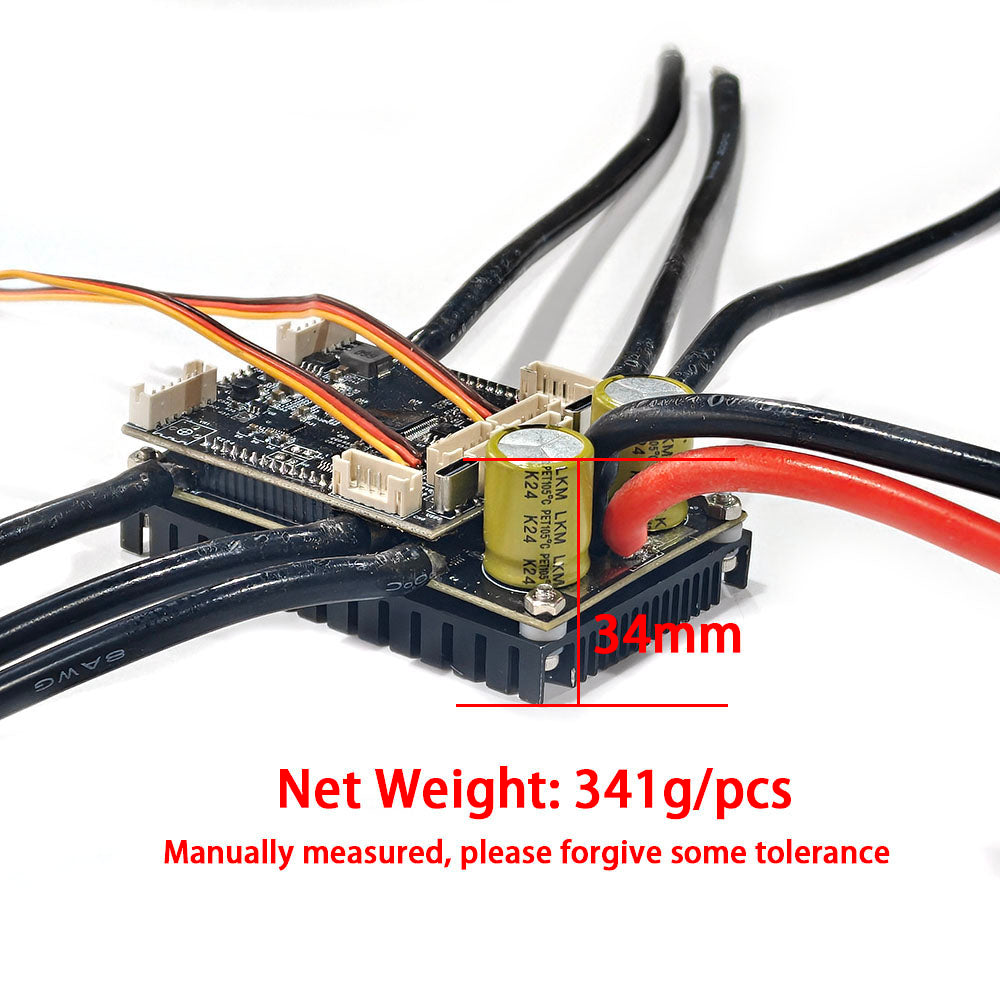 Maytech MTSPFD60A New 120A Dual VESC6 Based ESC for Dual Motor Drive Underwater Thruster Robots Electric Skateboard Longboard