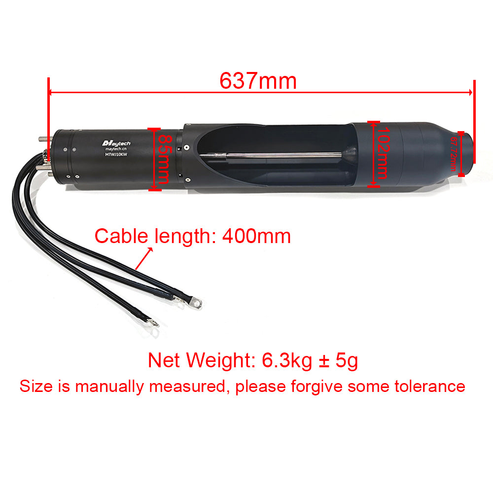 13KW 81KG Thrust Jet Pump - Maytech Electric Waterjet MTWJ10KW For Electric Surfboard Boat Jetski Jetboard