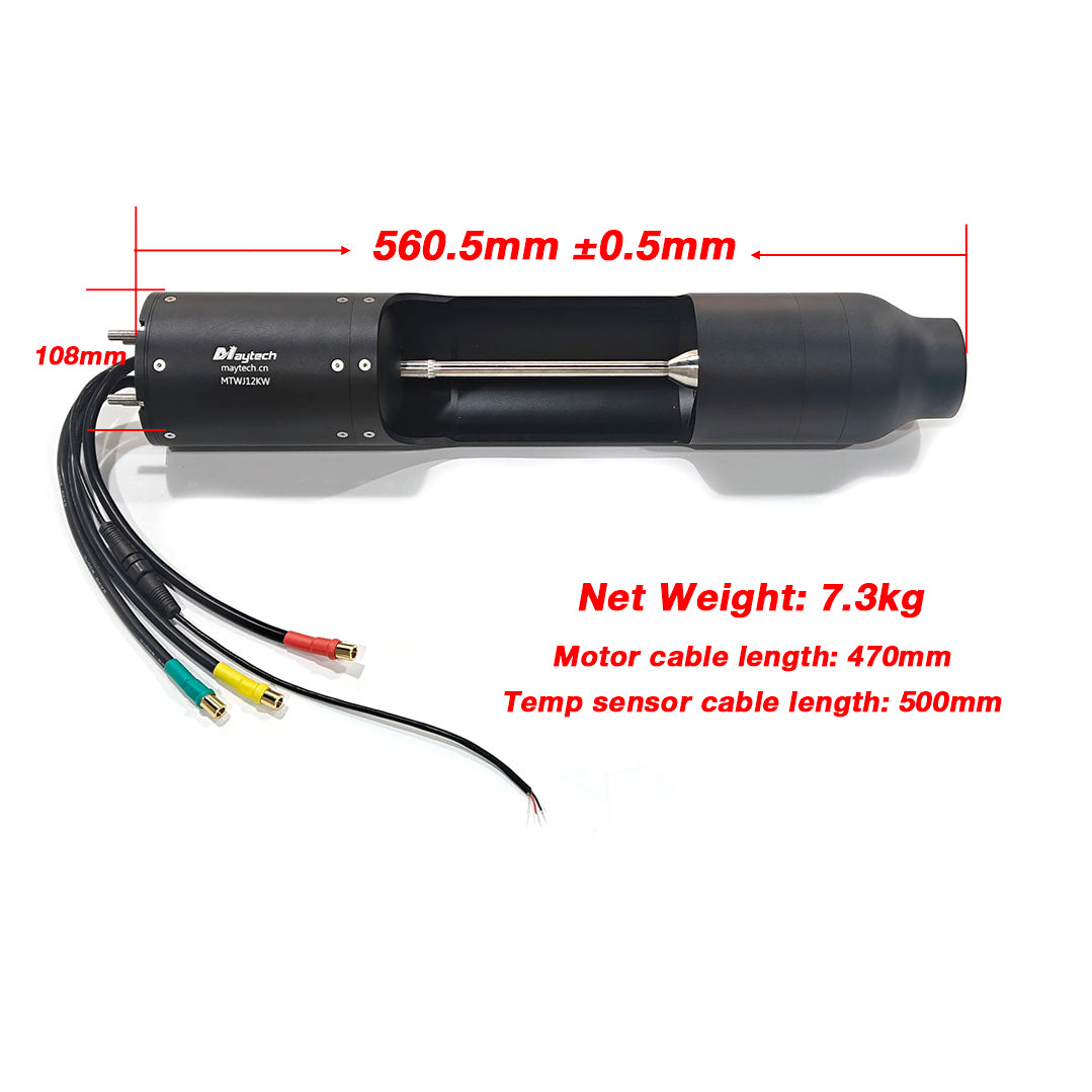 13.2KW 87KG Thrust Jet Pump - Maytech Electric Waterjet MTWJ12KW For Electric Surfboard Boat Jetboard
