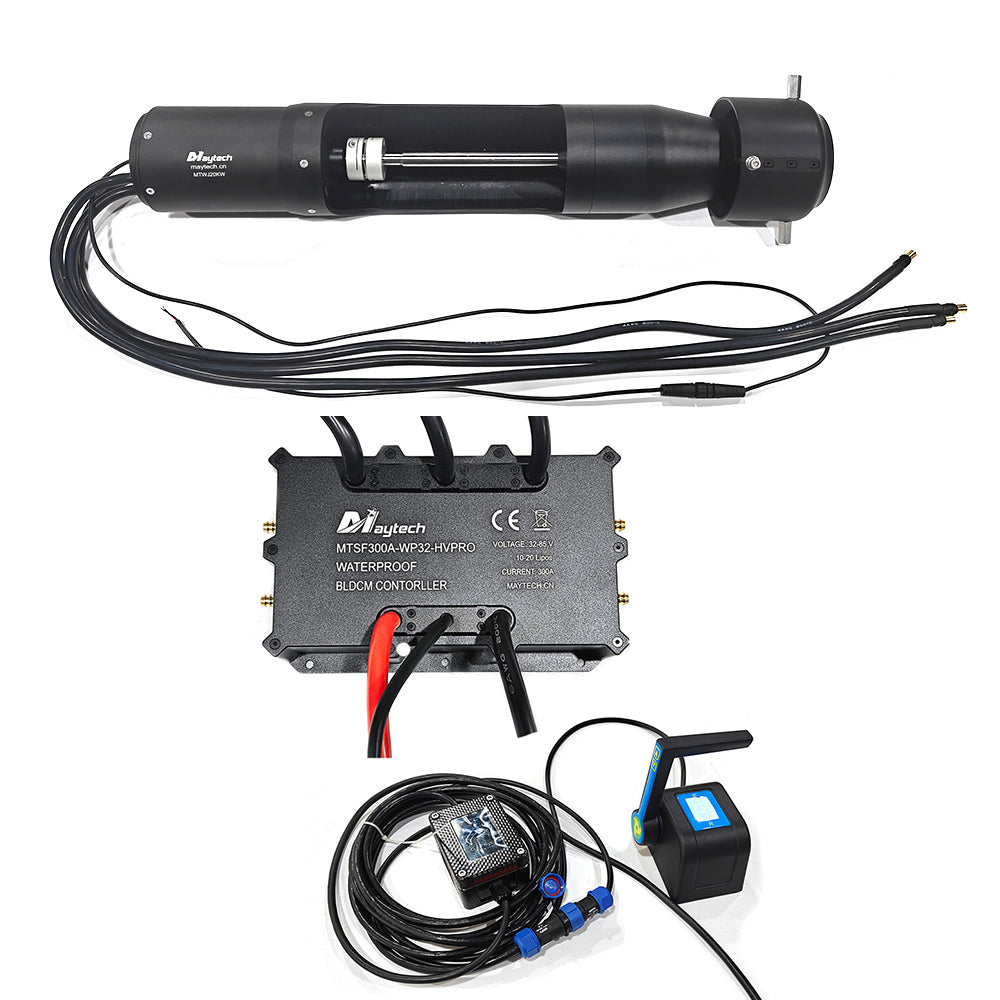 20KW Electric Jetpump Kit MTWJ20KW Electric Waterjet 300A ESC Remote for Electric Jet Tender Electric Yachts Boats Catamarans