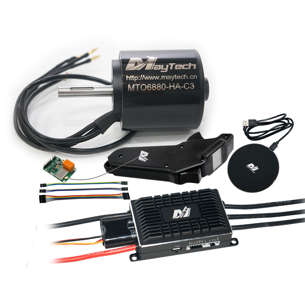 (Motor+ESC+Remote) Offroad electric skateboard kit 100A VESC based Speed Controller and Brushless Black Sealed Motor (BATTLE-HARDENED) and Remote