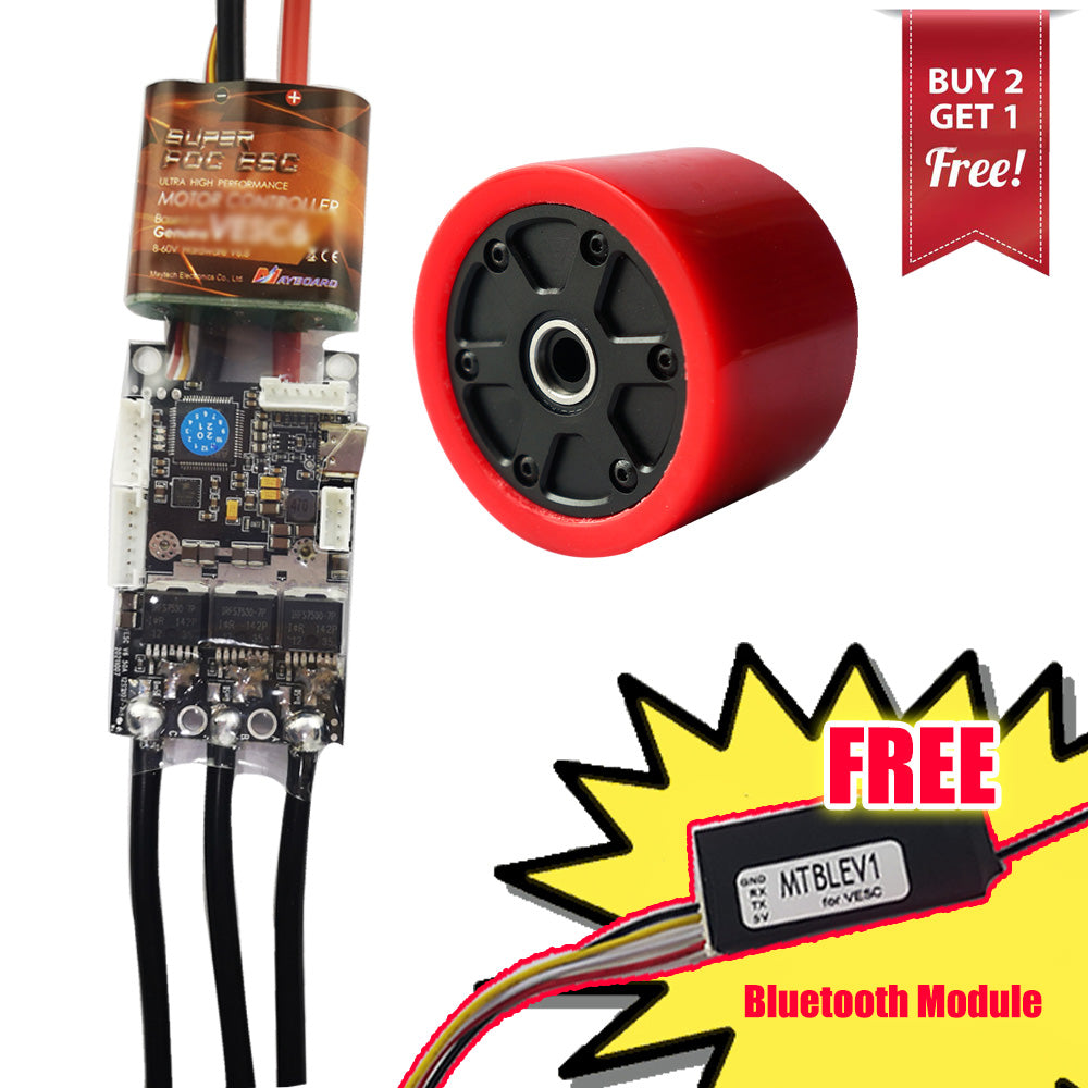 (Buy 2 Get 1) Buy 70mm 60KV Hub Motor and Superfoc6.8 ESC, Get Free Bluetooth Module