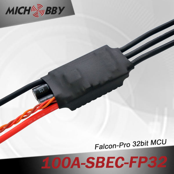 100A 6S FP Brushless ESC 32bit Speed Controller for RC Airplanes MT100A‐SBEC‐FP32