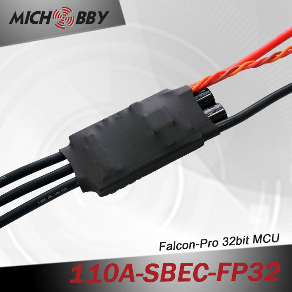 110A 6S FP Brushless ESC 32bit Speed Controller for RC Airplanes MT110A‐SBEC‐FP32