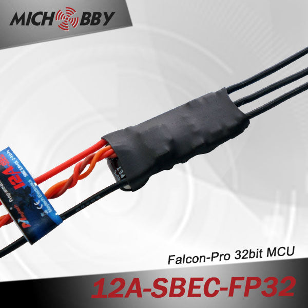 12A 3S FP Brushless ESC 32bit Speed Controller for RC Airplanes MT12A‐SBEC‐FP32