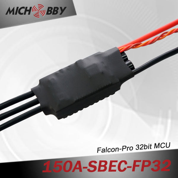 150A 6S FP Brushless ESC 32bit Speed Controller for RC Airplanes MT150A‐SBEC‐FP32