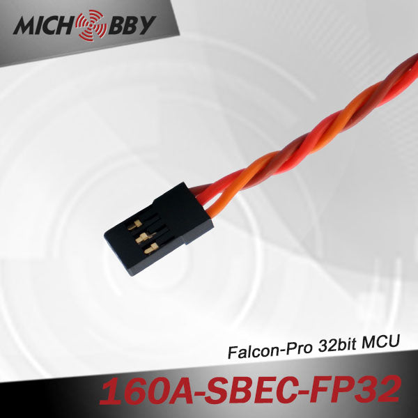 160A 6S FP Brushless ESC 32bit Speed Controller for RC Airplanes MT160A‐SBEC‐FP32