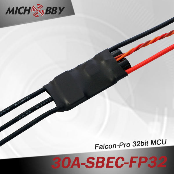 30A 4S FP Brushless ESC 32bit Speed Controller for RC Airplanes MT30A‐SBEC‐FP32