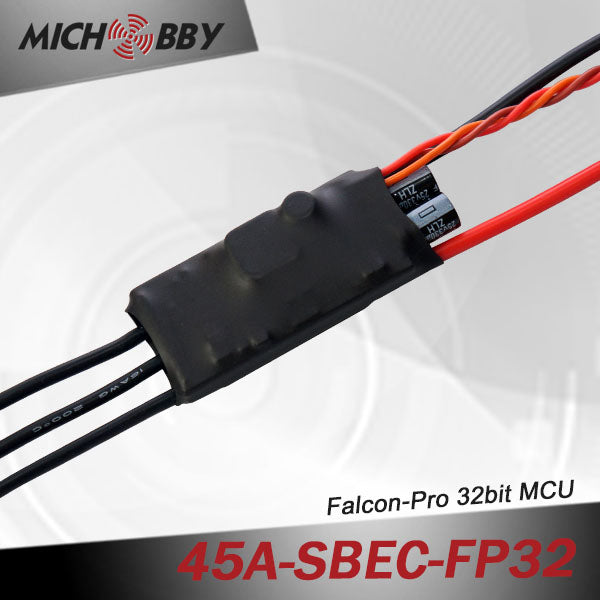 45A 6S FP Brushless ESC 32bit Speed Controller for RC Airplanes MT45A‐SBEC‐FP32