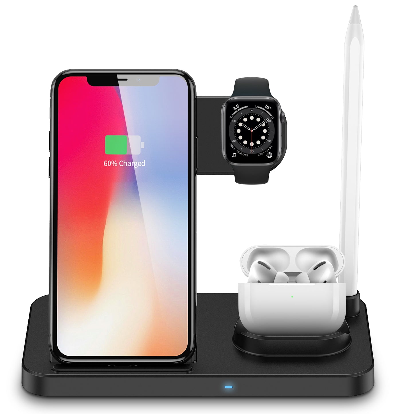 15W Wireless Charger Stand Pad For iPhone 13 12 11 X XS XR Pro Max Samsung S21 S20 S9 S8 Note Qi Fast Charging Station