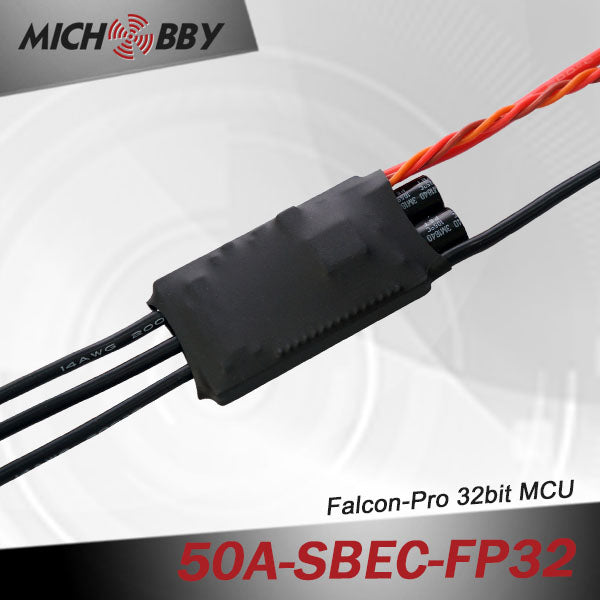 50A 6S FP Brushless ESC 32bit Speed Controller for RC Airplanes MT50A‐SBEC‐FP32