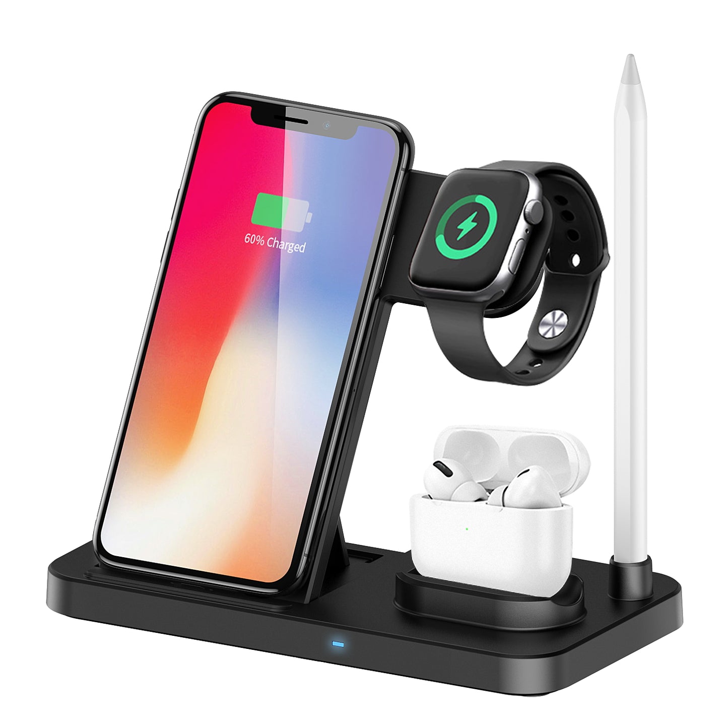 15W Wireless Charger Stand Pad For iPhone 13 12 11 X XS XR Pro Max Samsung S21 S20 S9 S8 Note Qi Fast Charging Station