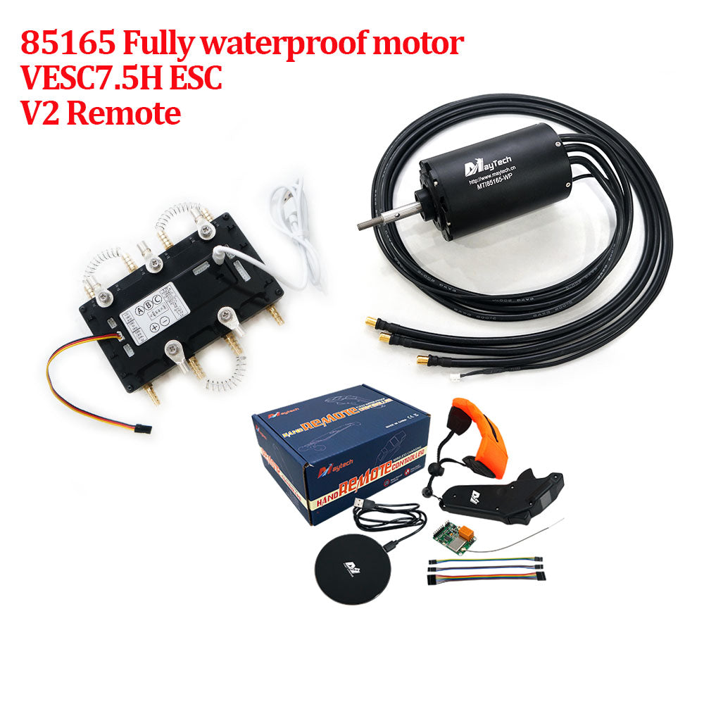 Maytech Efoil Surfboard Kits 85165 Motor + Watercooled 300A VESC based ESC + V3 Remote