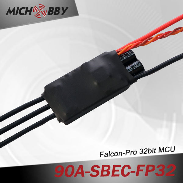 90A 6S FP Brushless ESC 32bit Speed Controller for RC Airplanes MT90A‐SBEC‐FP32