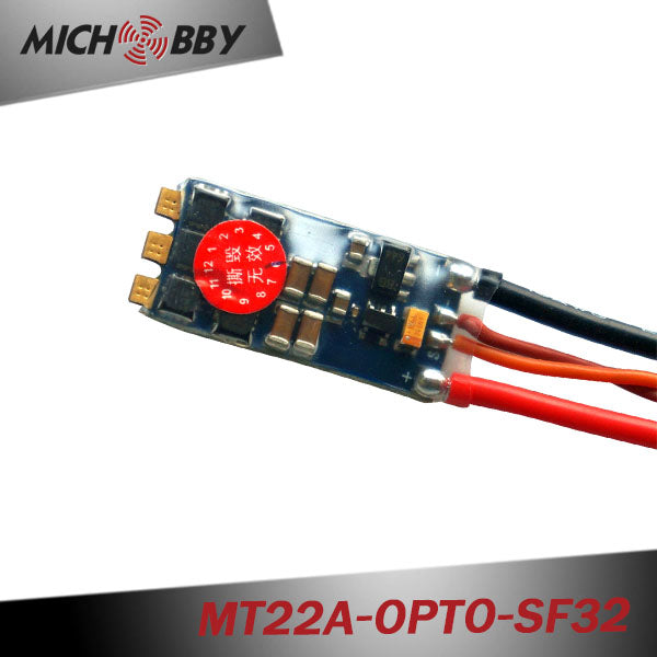 22A Brushless ESC BLHeli_32 mini ESC for multicopters drones MT22A-OPTO-SF32