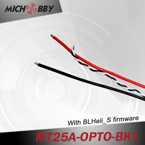 25A Brushless ESC BLHeli_S Firmware Speed controller for Multicopters Drones MT25A-OPTO-BK1/BK2