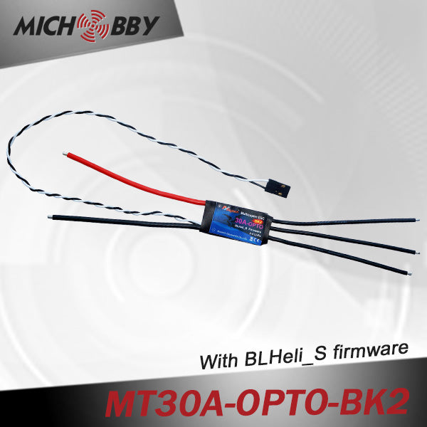 30A Brushless ESC BLHeli_S Firmware Speed controller for Multicopters Drones MT30A-OPTO-BK1/BK2