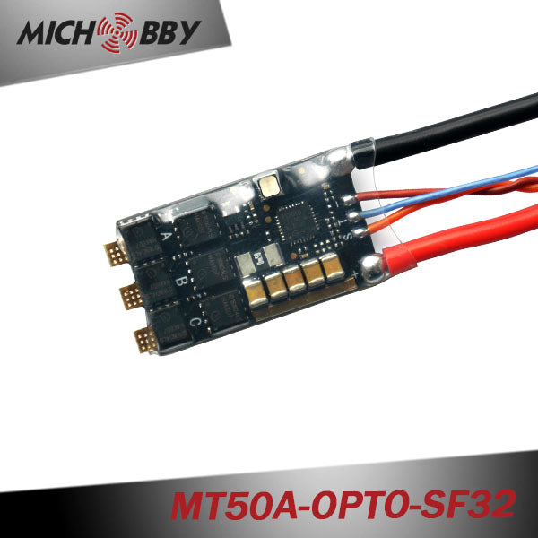 50A Brushless ESC BLHeli_32 mini ESC for multicopters drones MT50A-OPTO-SF32