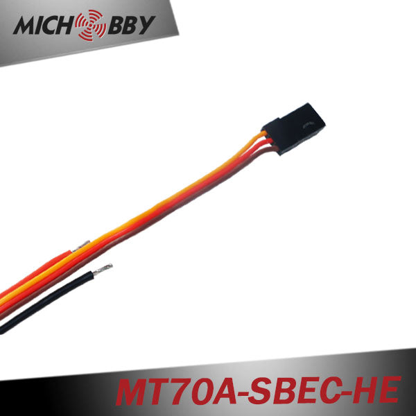 70A 6S ESC Brushless Electric Speed Controller for RC Airplanes Helicopters MT70A-SBEC-HE