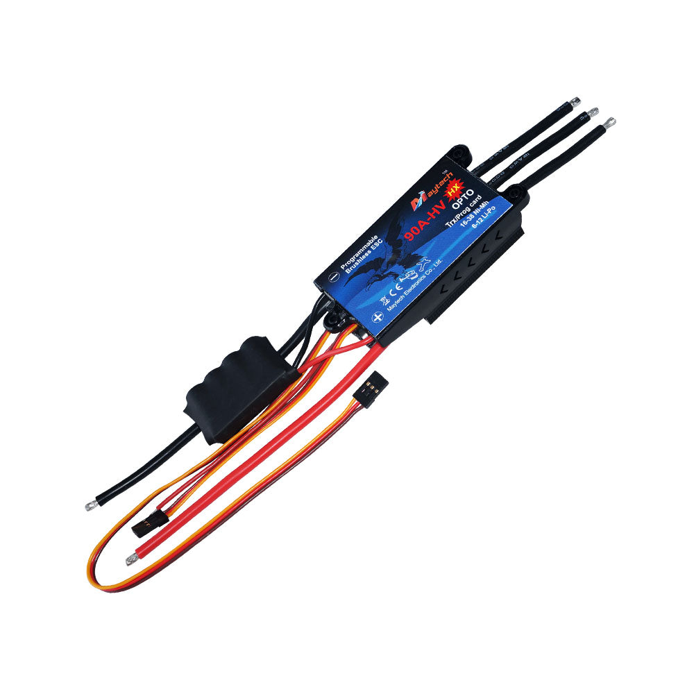 90A 6S-12S ESC Brushless Electric Speed Controller for RC Airplanes Helicopters MT90A‐HV‐OPTO‐HX