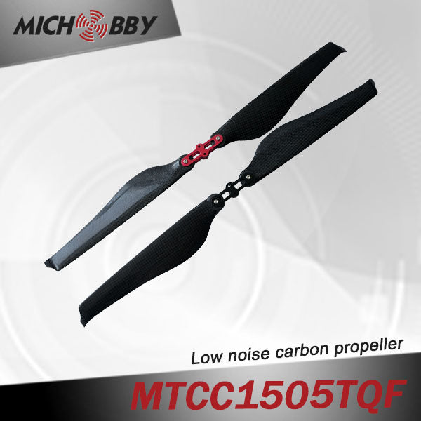 In Stock! Maytech Low noise MTCC1505TQF 15inch carbon fiber balsa wood Composite propeller quiet propeller for multicotper