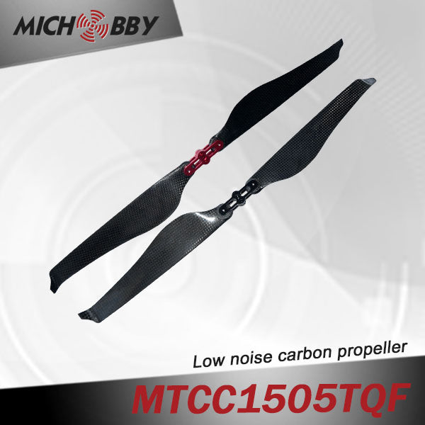 In Stock! Maytech Low noise MTCC1505TQF 15inch carbon fiber balsa wood Composite propeller quiet propeller for multicotper