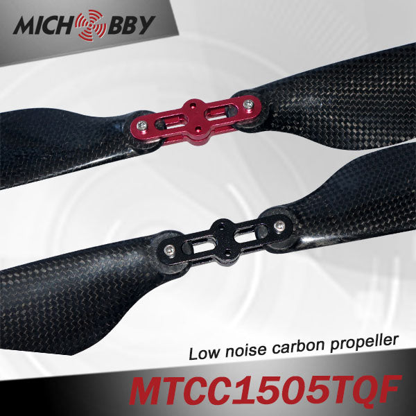 In Stock! Maytech Low noise MTCC1505TQF 15inch carbon fiber balsa wood Composite propeller quiet propeller for multicotper