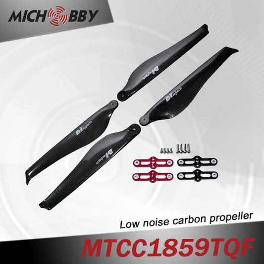 In Stock! Maytech Low noise MTCC1859TQF 18inch carbon fiber balsa wood Composite propeller for agricultural drones aerial photography