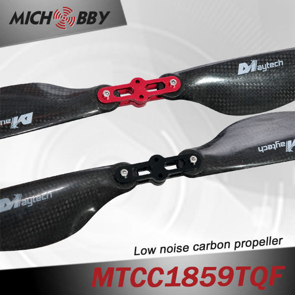 In Stock! Maytech Low noise MTCC1859TQF 18inch carbon fiber balsa wood Composite propeller for agricultural drones aerial photography