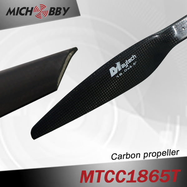 Carbon fiber propeller 18.0X6.5inch for big agricultural drone