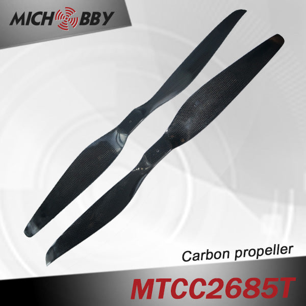 Carbon fiber propeller 26.0x8.5inch for aerial photography