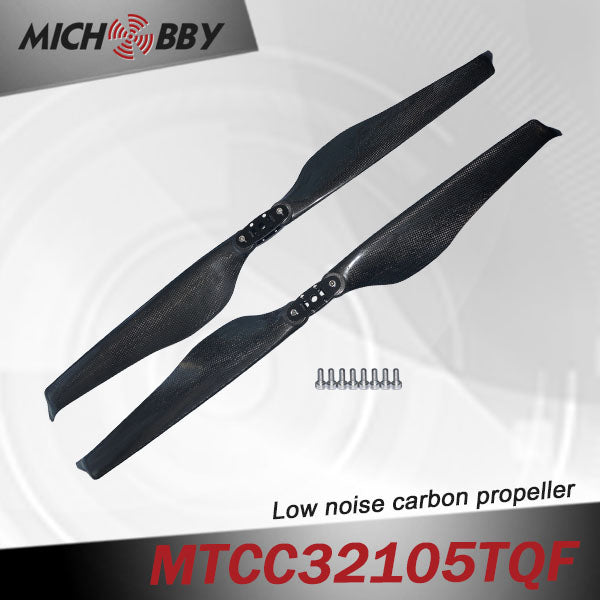 In Stock! Maytech Low noise MTCC32105TQF 32inch carbon fiber balsa wood Composite propeller for agricultural drones aerial photography