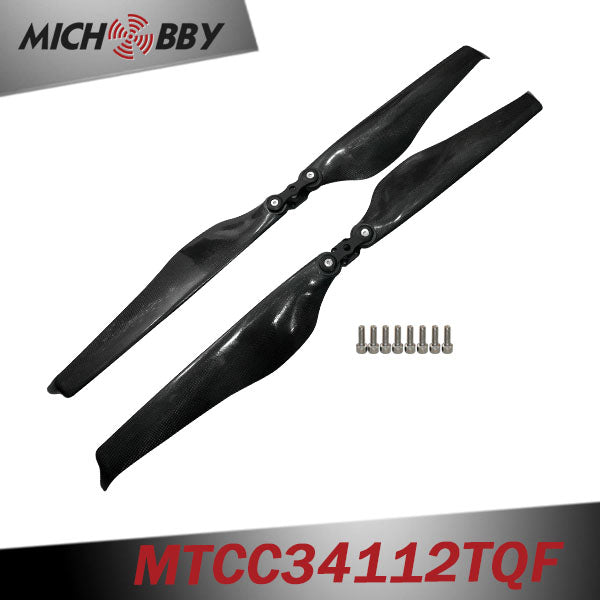 In Stock! Maytech Low noise MTCC34112TQF 34inch carbon fiber balsa wood Composite propeller for agricultural drones aerial photography