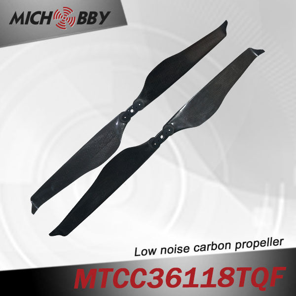 In Stock! Maytech Low noise MTCC36118TQF 36inch carbon fiber balsa wood Composite propeller for agricultural drones aerial photography