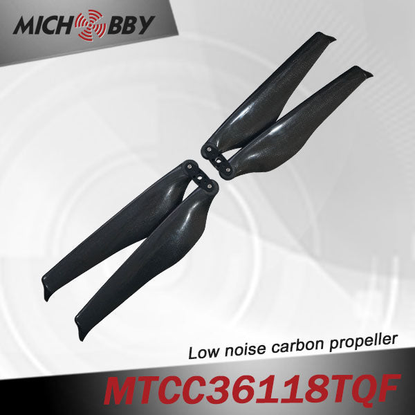 In Stock! Maytech Low noise MTCC36118TQF 36inch carbon fiber balsa wood Composite propeller for agricultural drones aerial photography