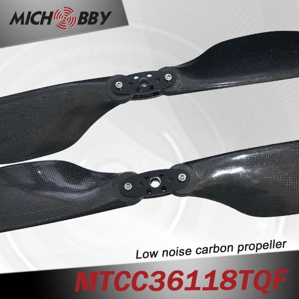 In Stock! Maytech Low noise MTCC36118TQF 36inch carbon fiber Composite propeller for agricultural drones aerial photography