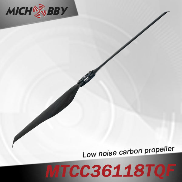 In Stock! Maytech Low noise MTCC36118TQF 36inch carbon fiber balsa wood Composite propeller for agricultural drones aerial photography